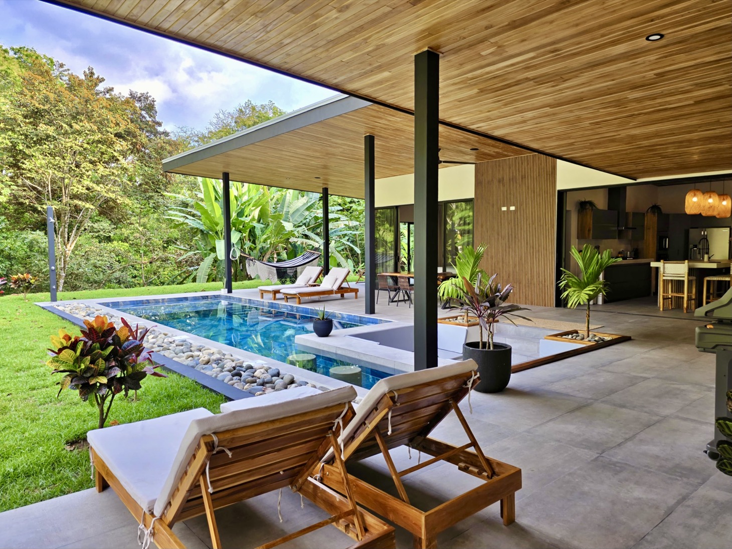 Stunning New Modern Home in Ojochal – Usable Lot Surrounded by Jungle and Creeks selected