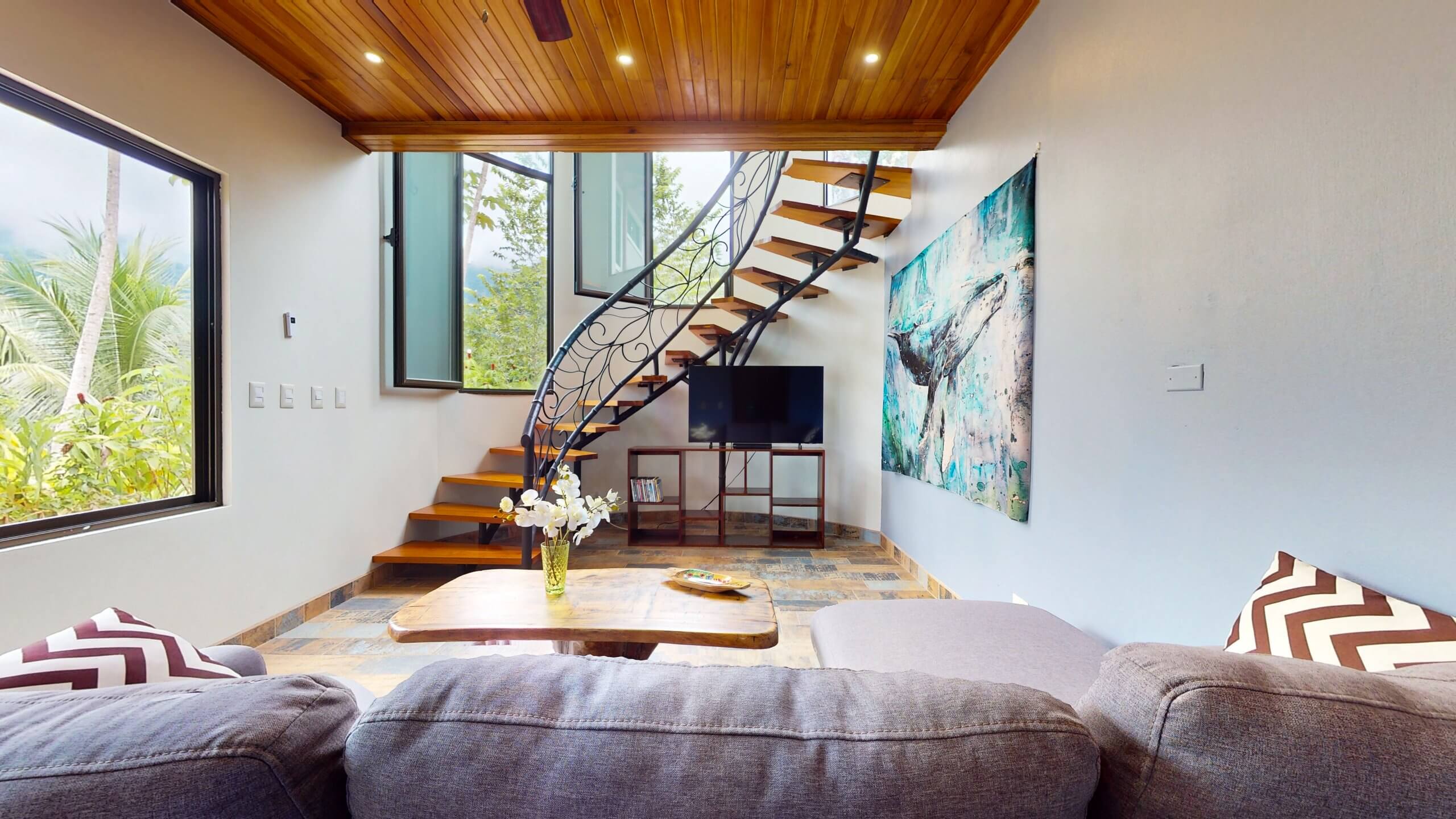 Ocean View home with Stunning Architectural Features in Tranquil Ojochal Hills selected