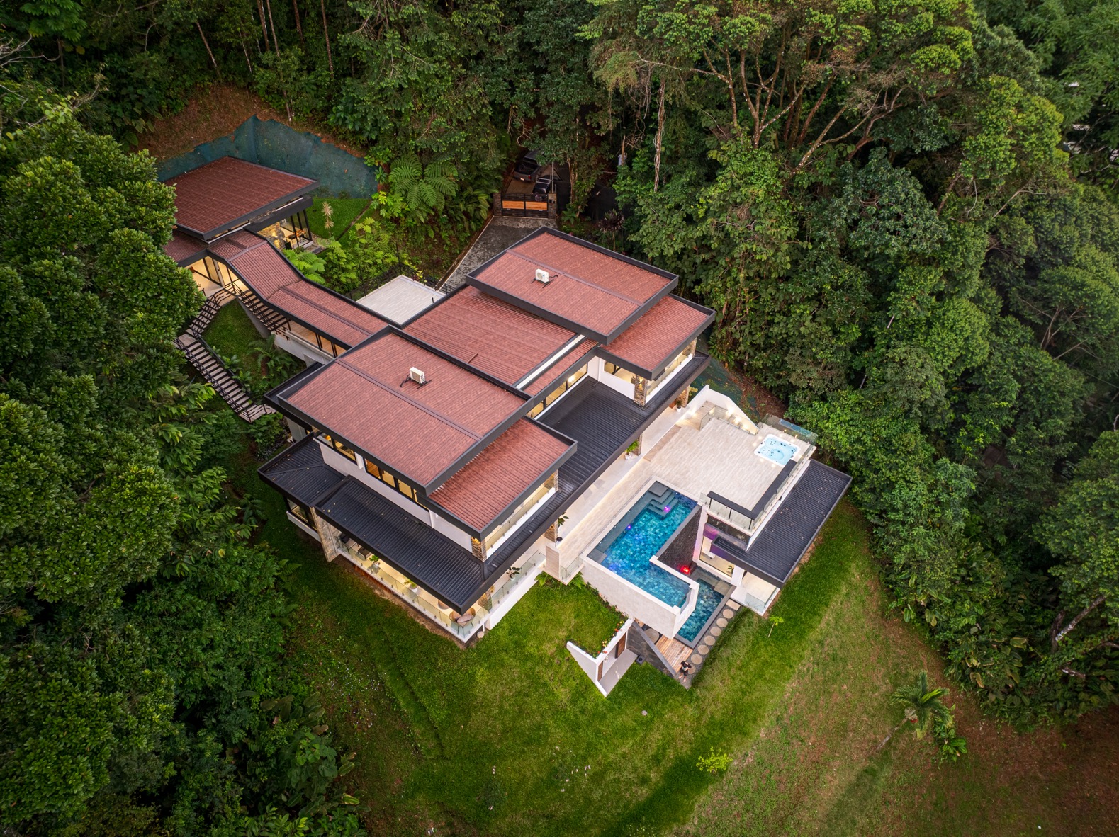 Architectural 5-Bedroom Ocean-View Estate in Costa Verde selected