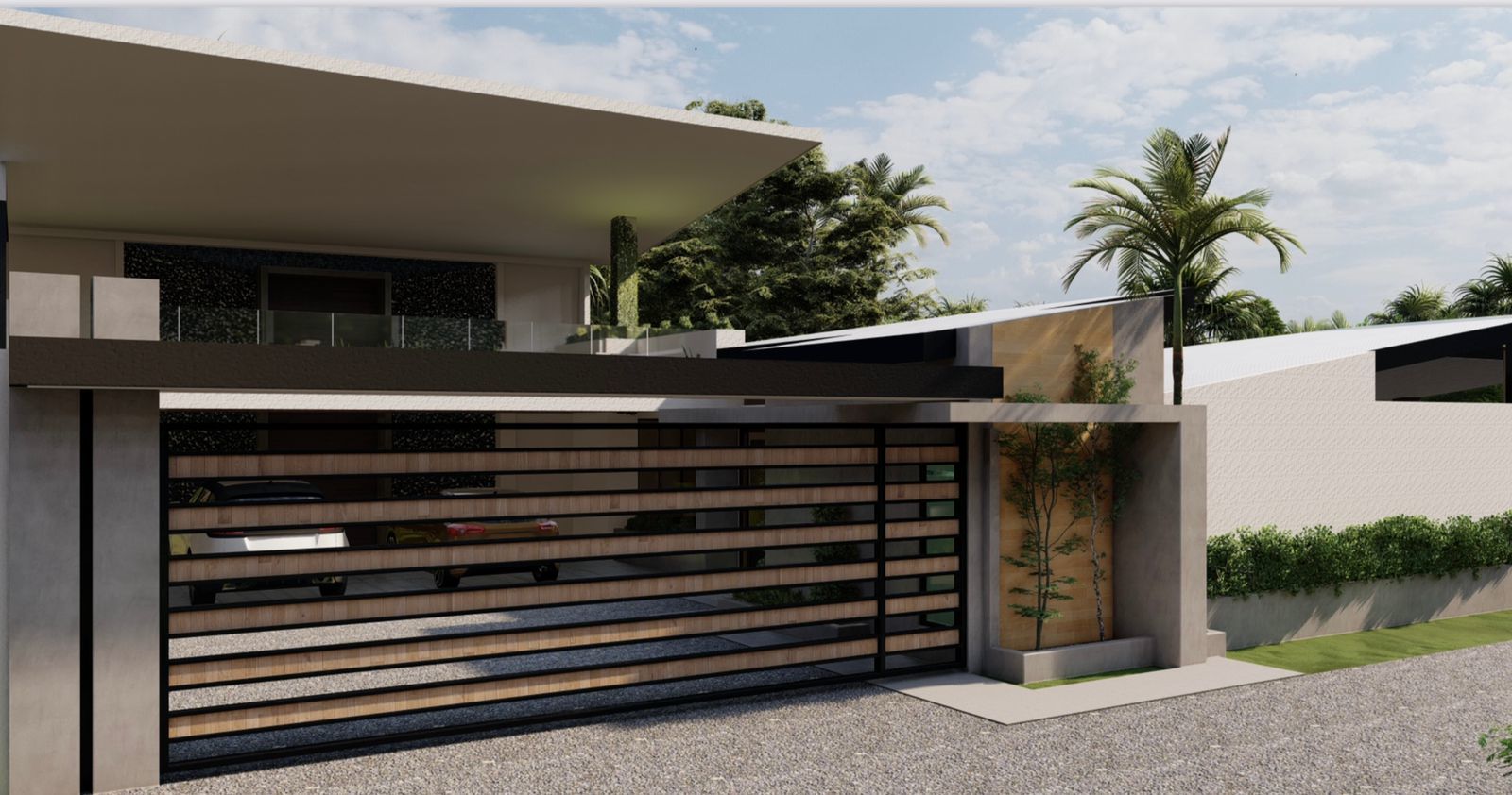 New Construction Tropical Contemporary Home selected