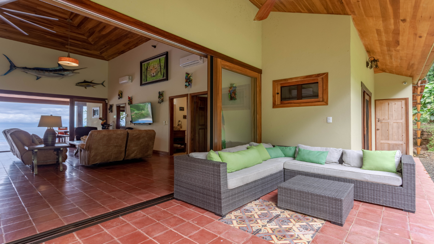 Ocean View Home with Rainforest setting in Escaleras of Dominical selected