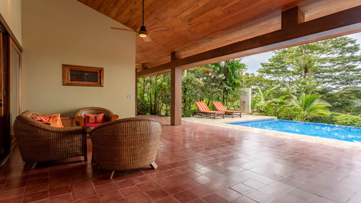 Ocean View Home with Rainforest setting in Escaleras of Dominical selected
