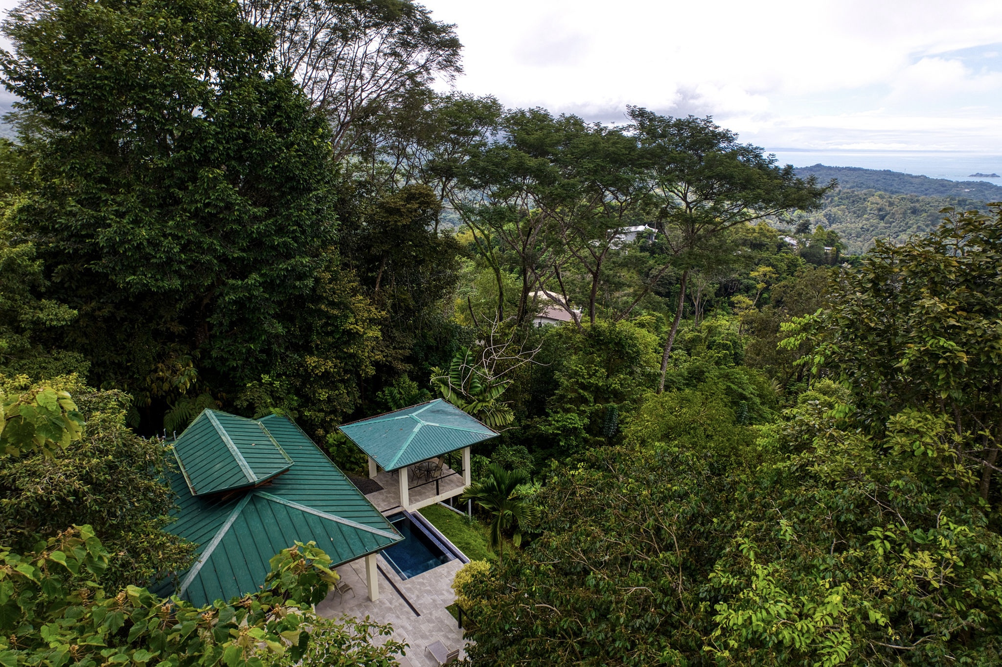 Wondrous Whale’s Tail Ocean View Home Above Uvita selected