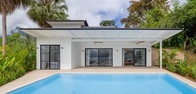 Ocean View Home with Infinity Pool, Solar System & Jungle Views in Ojochal image 3