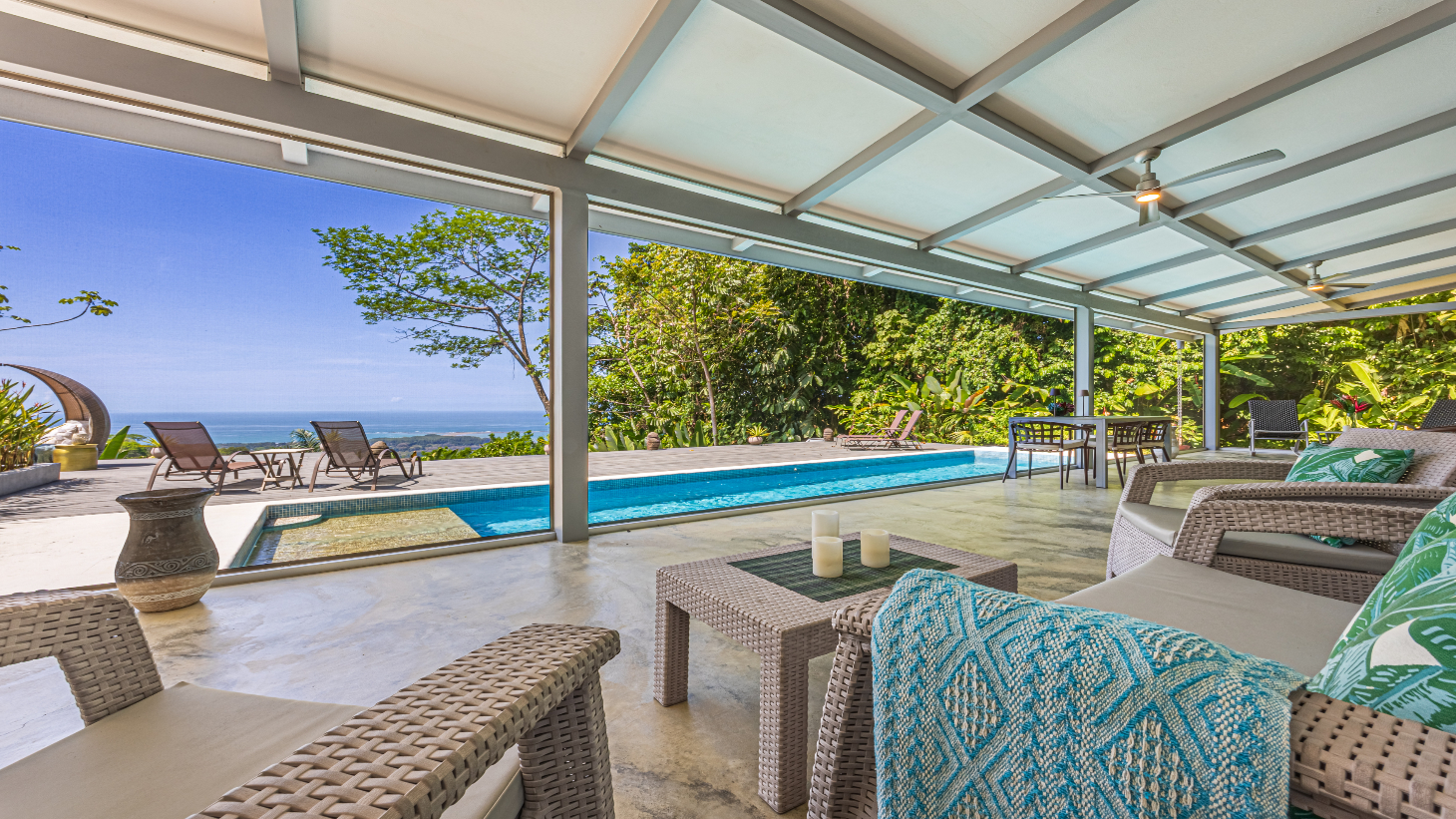 Uvita Ocean and Whale Tail View Modern Home on 3.64 Acres in Exclusive Enclave selected