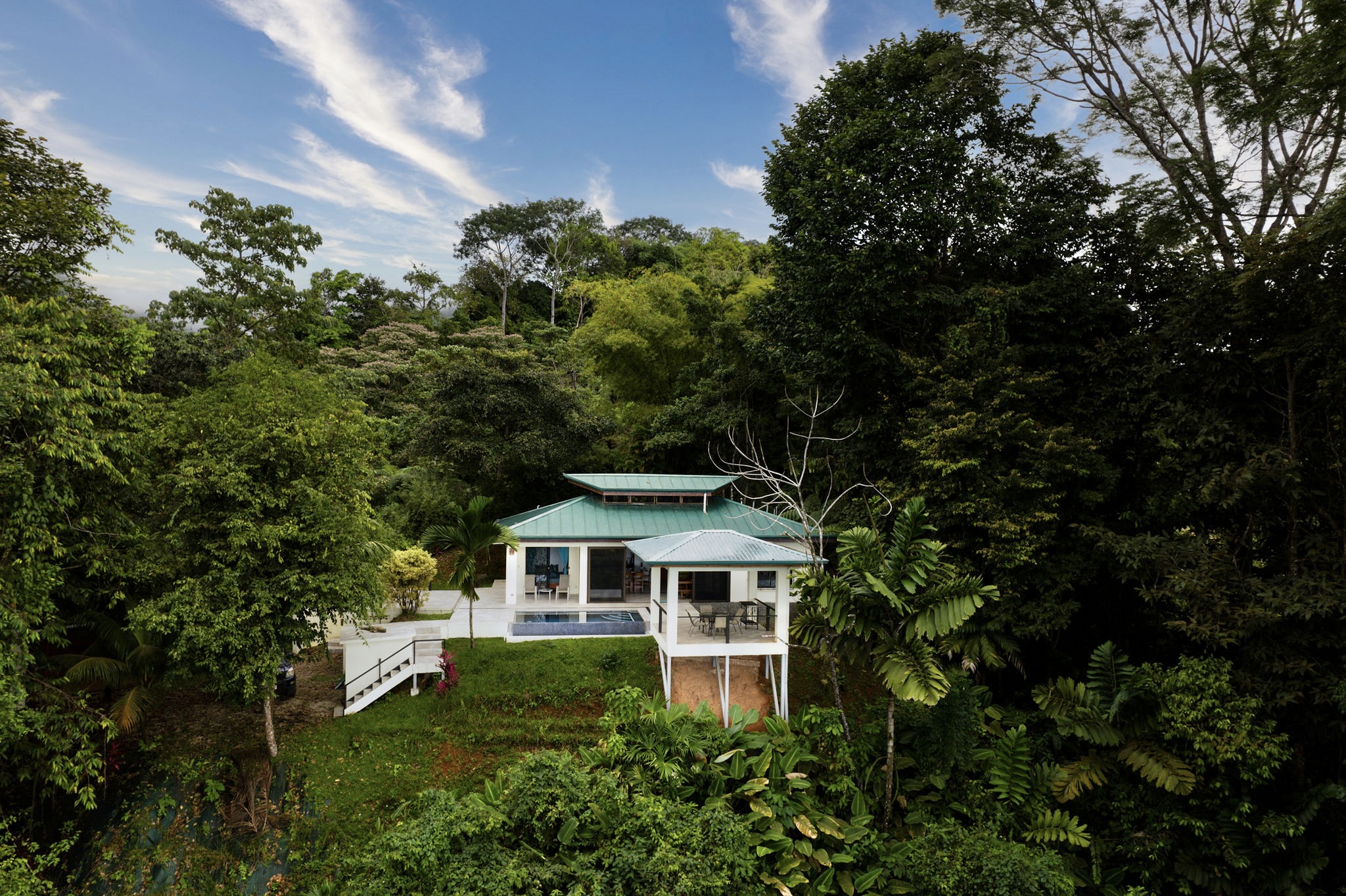 Wondrous Whale’s Tail Ocean View Home Above Uvita selected