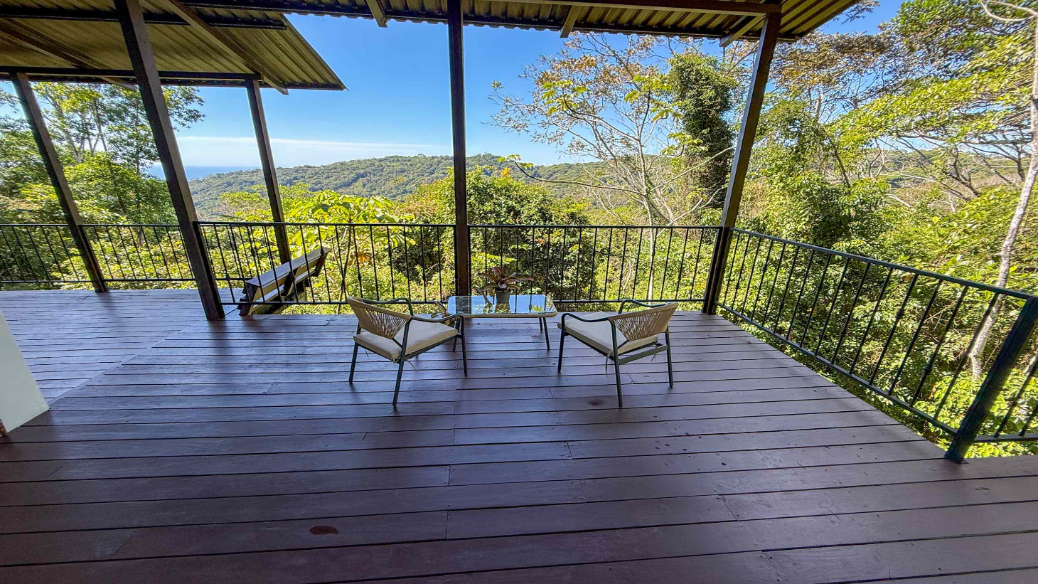 Totally Remodeled Coastal Jungle 2-Bedroom Sanctuary Home with Valley & Ocean Views in Lagunas above Dominical Costa Rica selected
