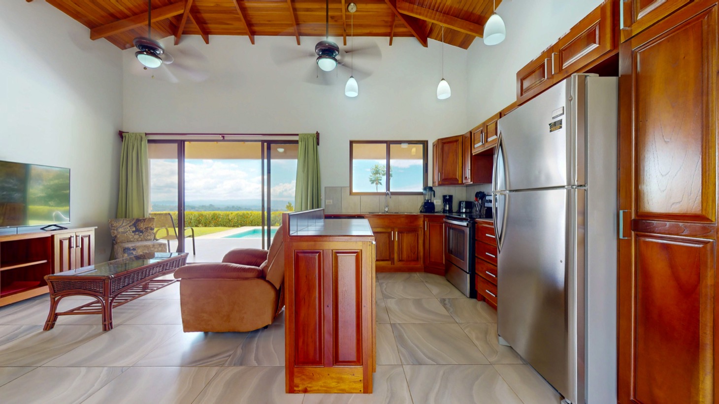 Ocean View Villa with Pool on acres in Costa Rica selected