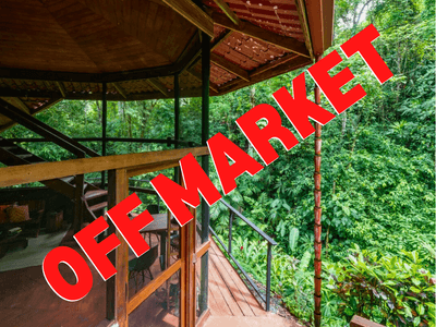 Waterfall Retreat with Jungle Casita & Build-Ready Lot in Cascada Azul, Barú image 1