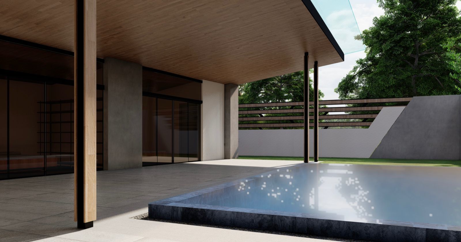 New Construction Tropical Contemporary Home selected