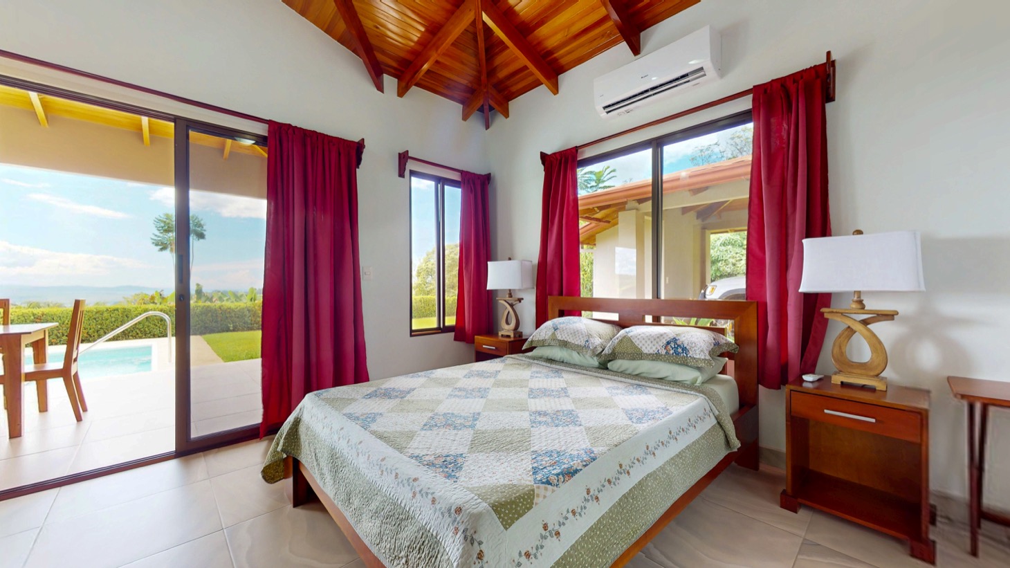 Ocean View Villa with Pool on acres in Costa Rica selected
