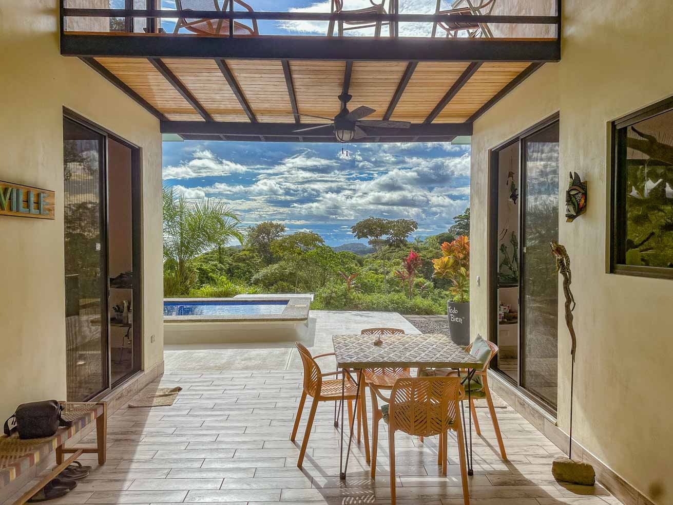 Ocean and Mountain View Retreat with Private River and Expansion Potential in Ojochal selected