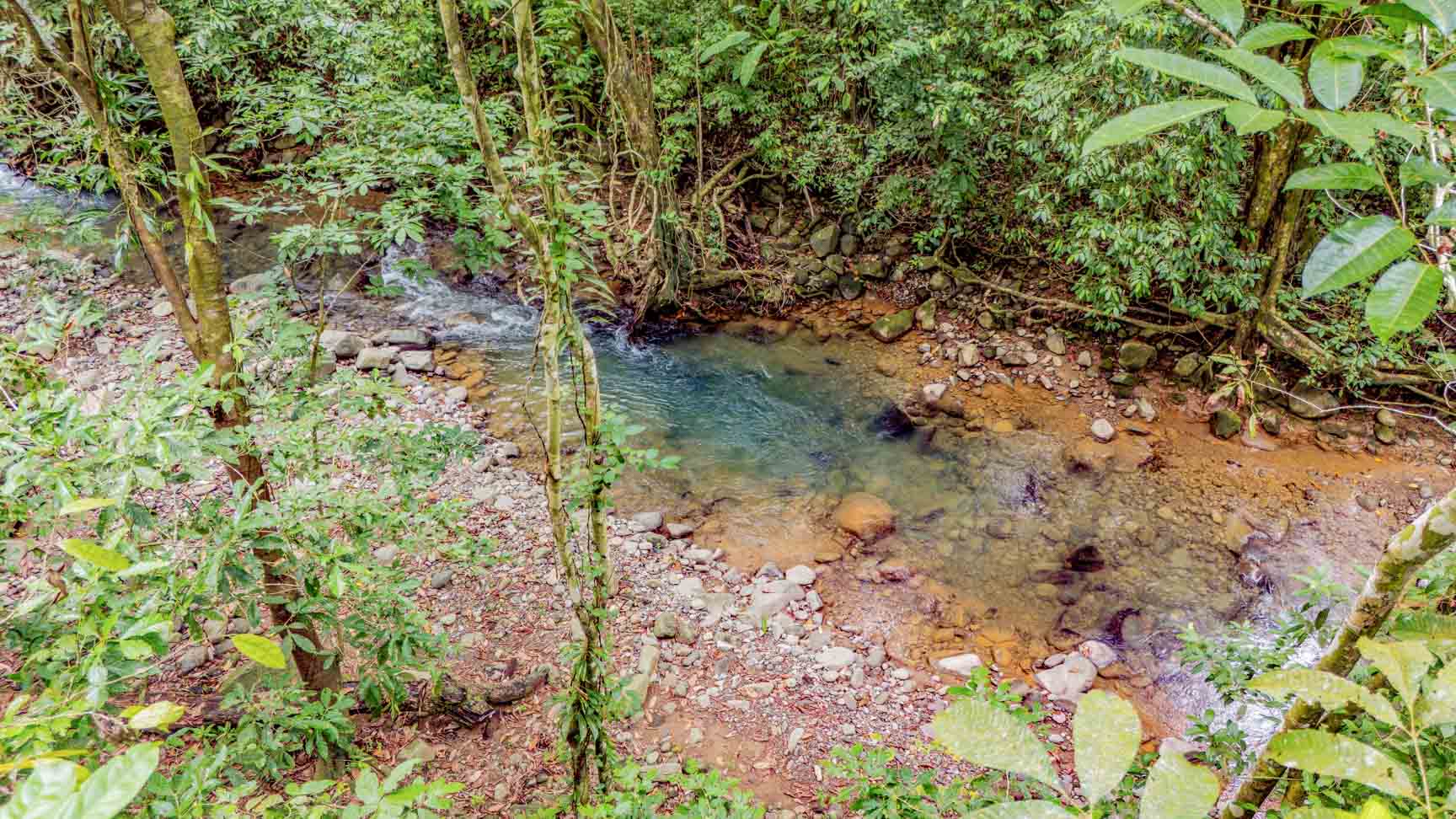 Wonderful Jungle Lot with a Crystal Mountain River Border in Ojochal selected