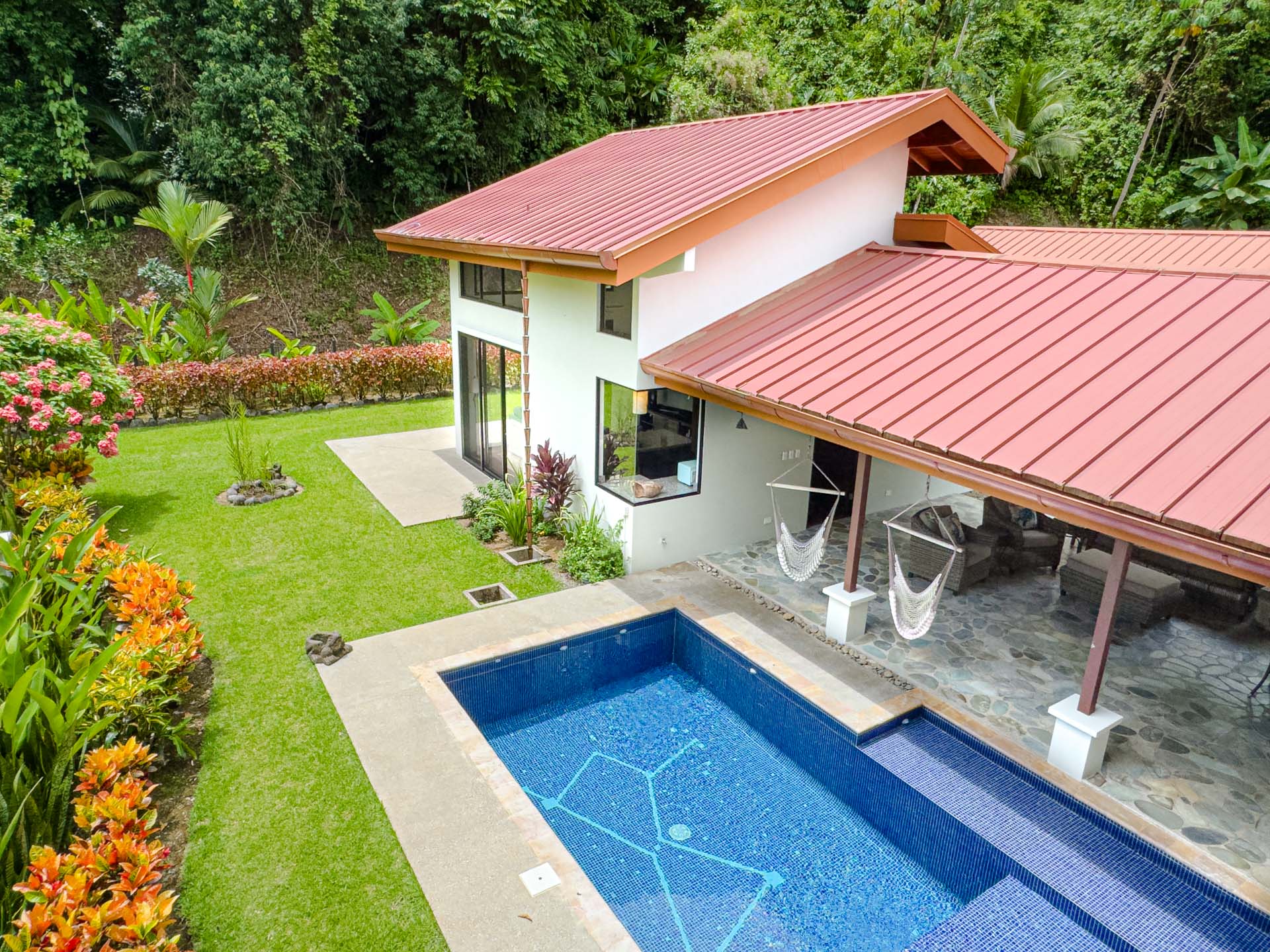 Luxury Waterfall-View Estate with Guest Casita in the Rainforest Hills of Dominical selected