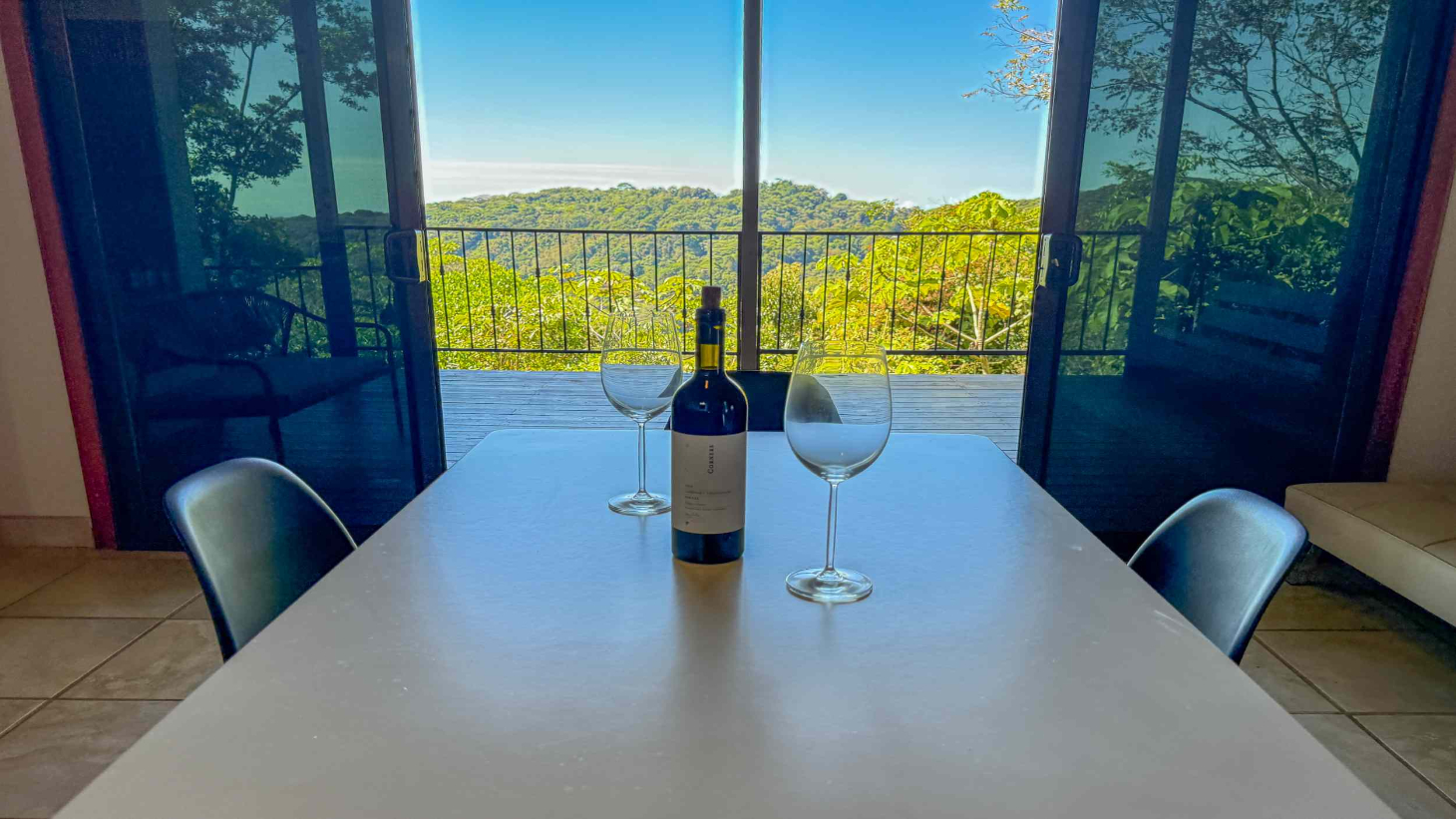 Totally Remodeled Coastal Jungle 2-Bedroom Sanctuary Home with Valley & Ocean Views in Lagunas above Dominical Costa Rica selected