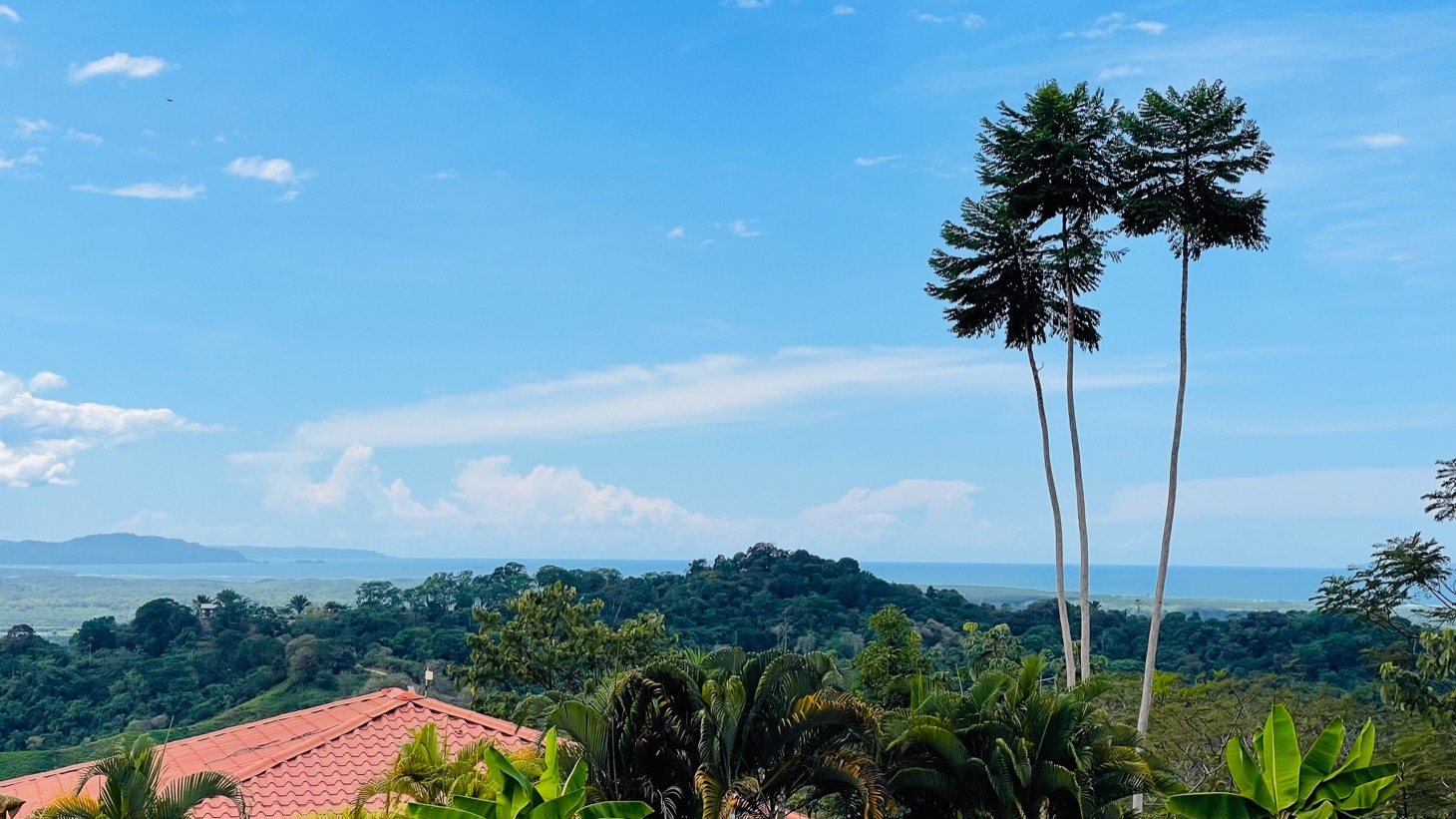 Ocean View Villa with Pool on acres in Costa Rica selected