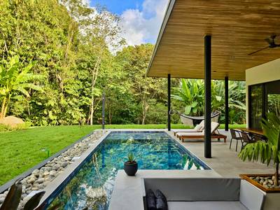 New Modern Home in Ojochal – Usable Lot Surrounded by Jungle and Creeks image 1