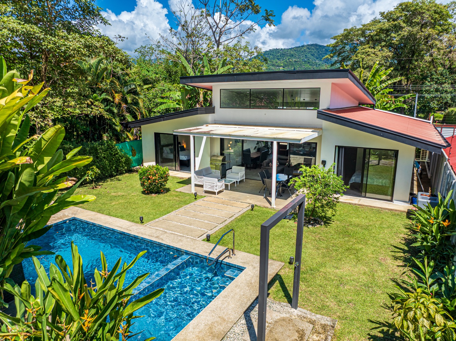 Tropical Modern Pool Residence Minutes from Marino Ballena National Park selected
