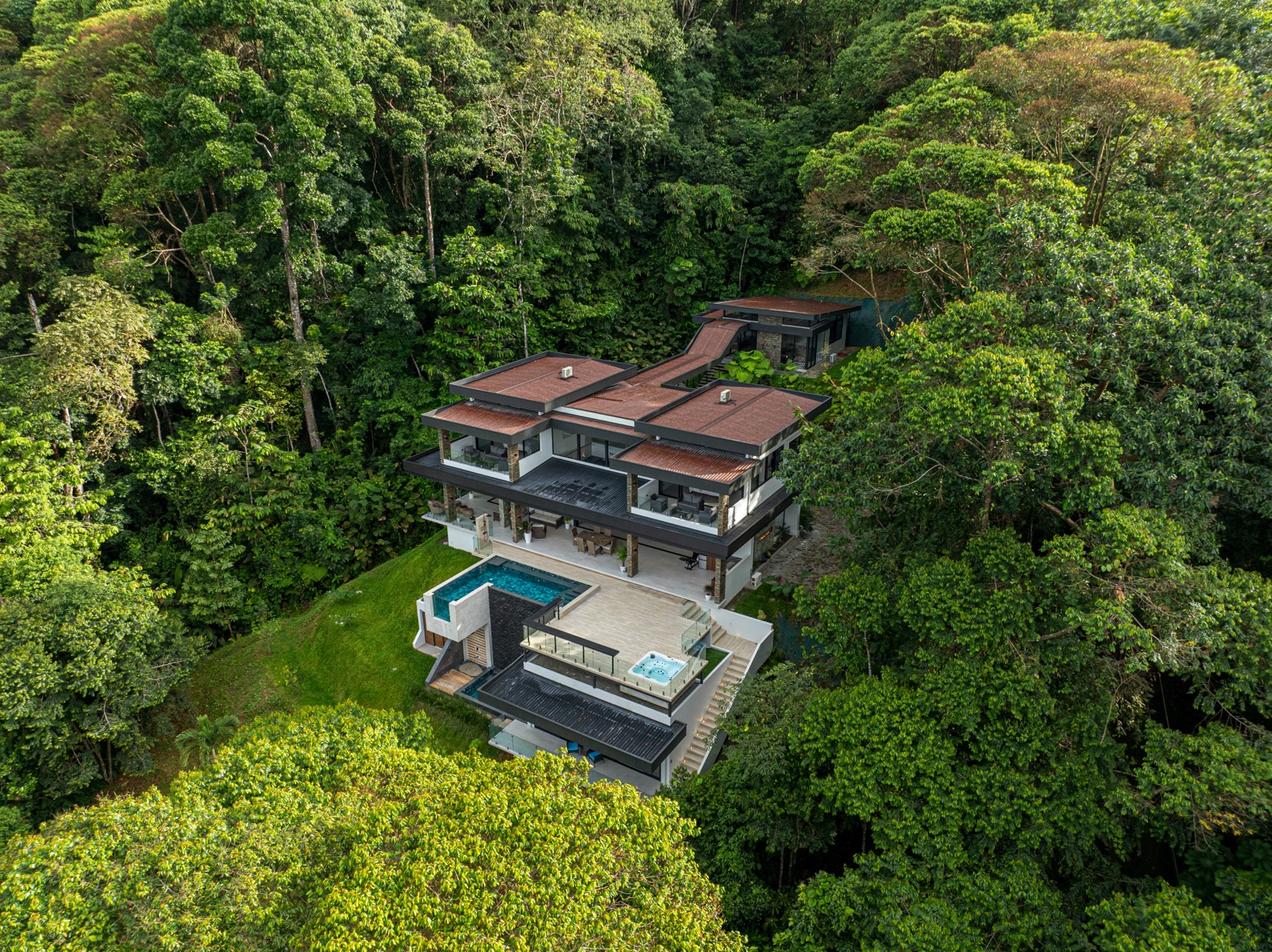 Architectural 5-Bedroom Ocean-View Estate in Costa Verde selected