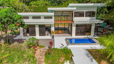 Ocean and Mountain View Retreat with Private River and Expansion Potential in Ojochal image 1