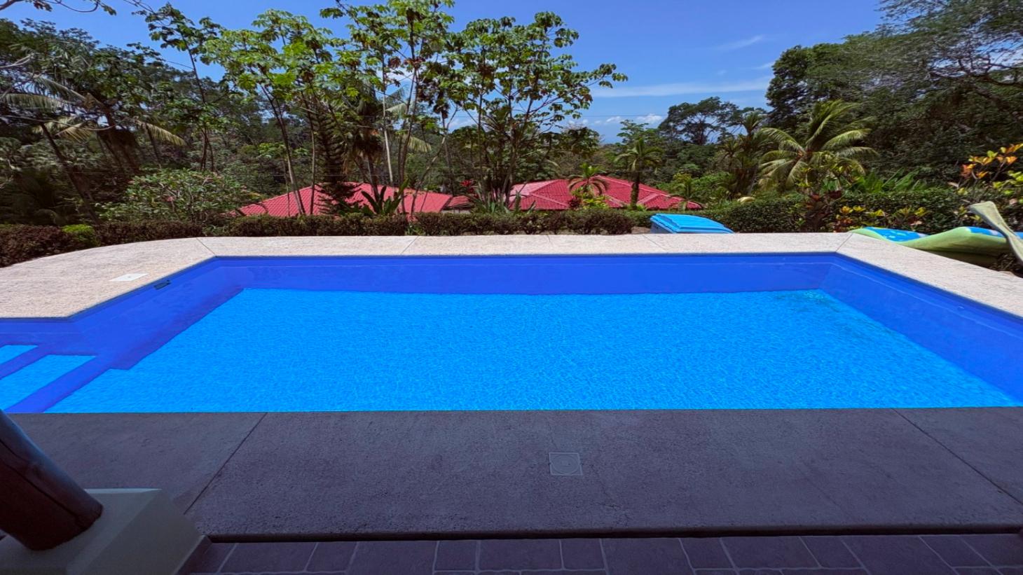 Move in ready 2 bedroom / 2 bathroom home with window ocean view and pool in Ojochal selected