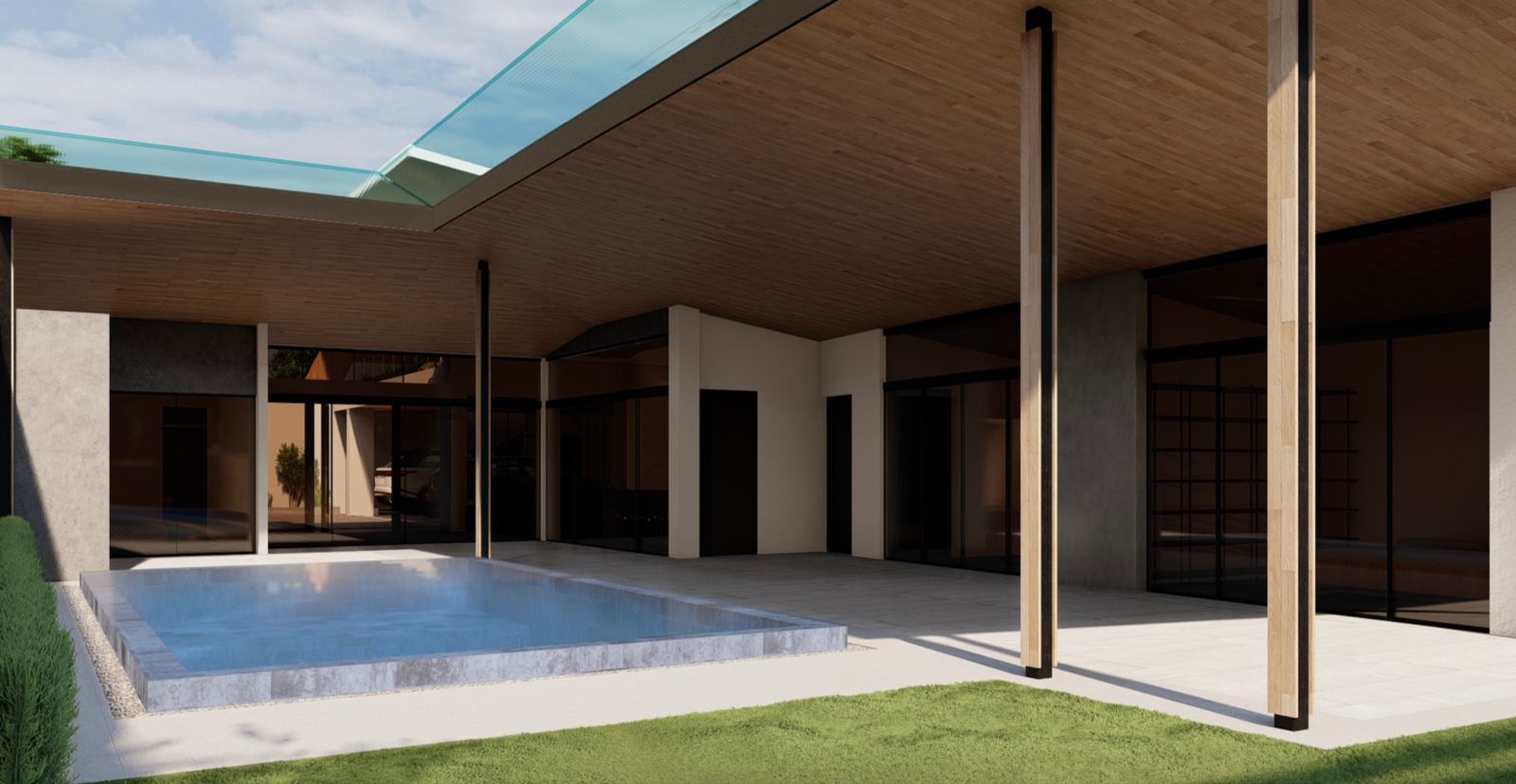 New Construction Tropical Contemporary Home selected