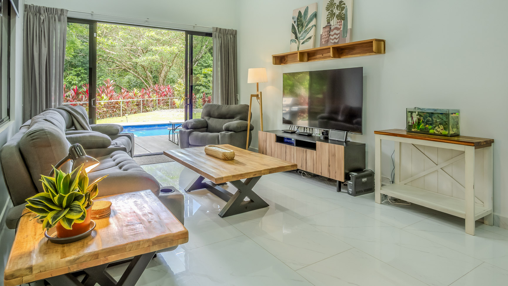 Jungle-Immersed Modern Retreat with Riverfront, Pool, and Expansion Potential in Cinco Ventanas selected