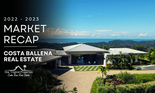 2022-2023 Costa Ballena Real Estate Market Recap and 4th Quarter Market Report
