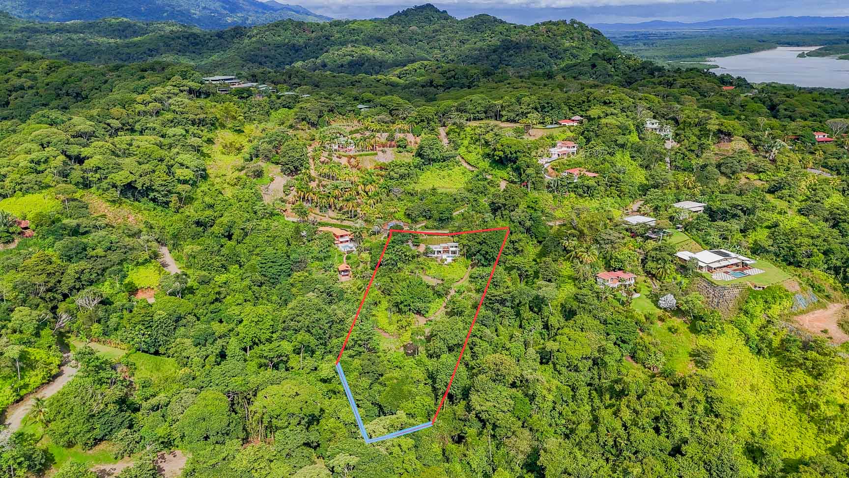 Ocean and Mountain View Retreat with Private River and Expansion Potential in Ojochal selected