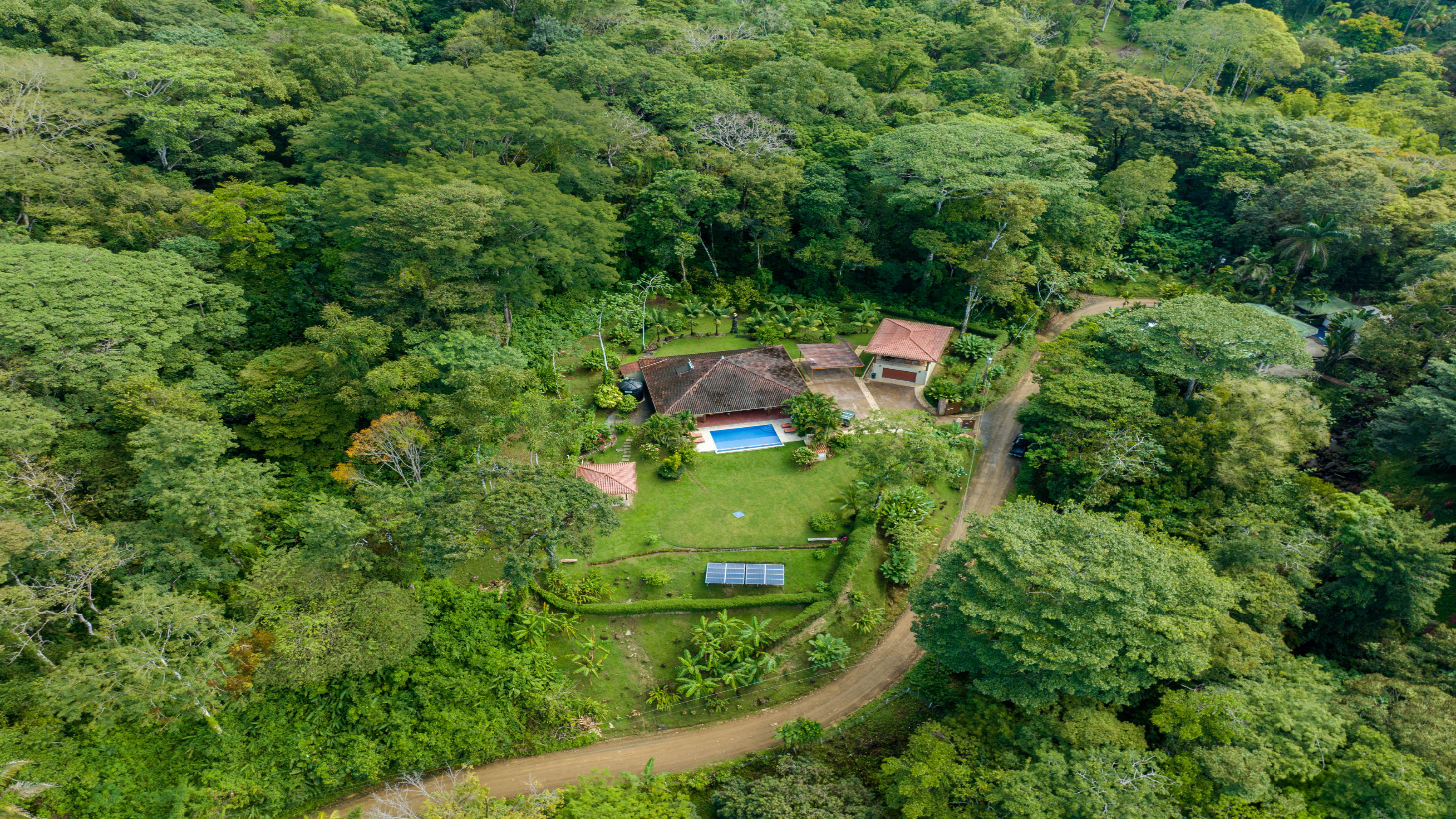 Ocean View Home with Rainforest setting in Escaleras of Dominical selected