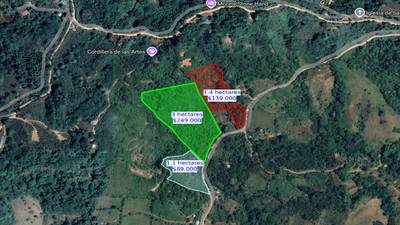 Jungle Lot with Multiple Building Sites, Legal Water, Electricity on Public Road with Big Valley & Mountain Views near San Josecito Costa Rica image 1