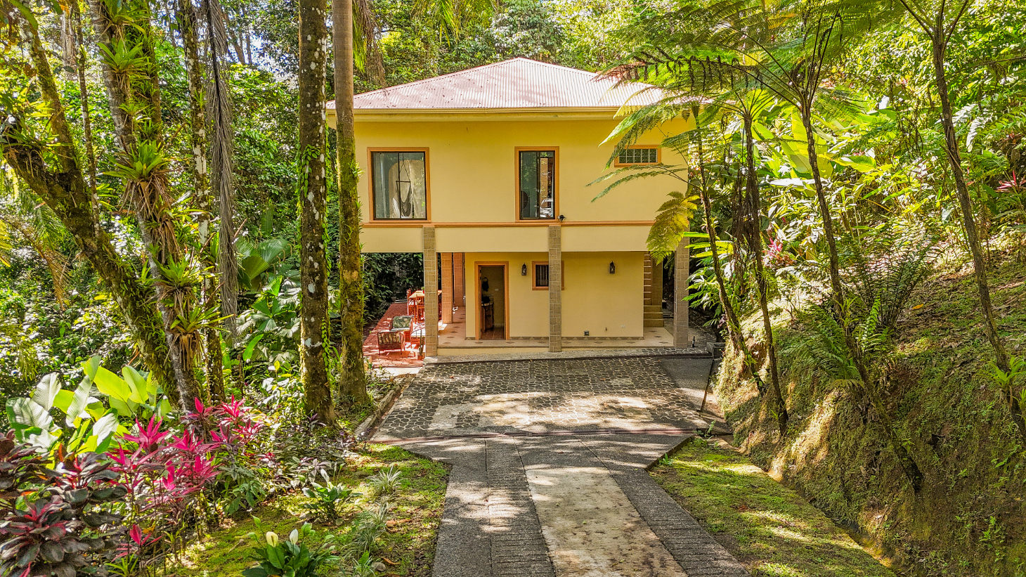 3 Bedroom Rainforest Home in Ojochal With River & Waterfall | 3.5 Acres Private selected