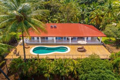 Casa Blanca – Renovated Hacienda-Style Home with Ocean Views in Uvita image 1