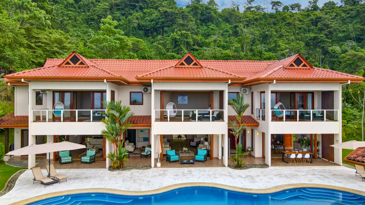 Luxury Ocean View Estate in Ojochal, Costa Rica — 6-Suite Home with Infinity Pool, Ideal for Wellness Retreats or Boutique B&B selected
