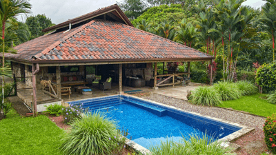 Costa Rica Jungle Home with Pool for Sale in Ojochal image 1