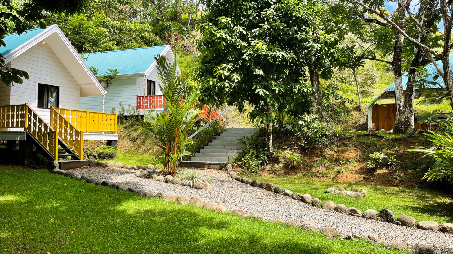 Luxury Ocean View Home with Chic Riverfront Cabins selected