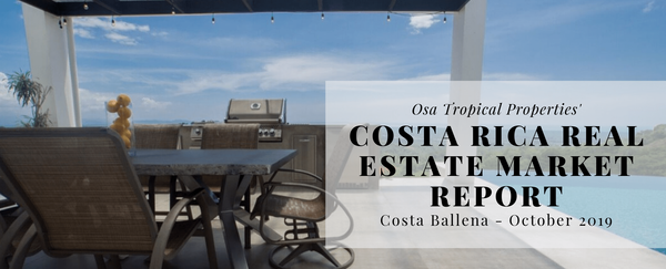 Costa Rica Real Estate Market Report for October 2019