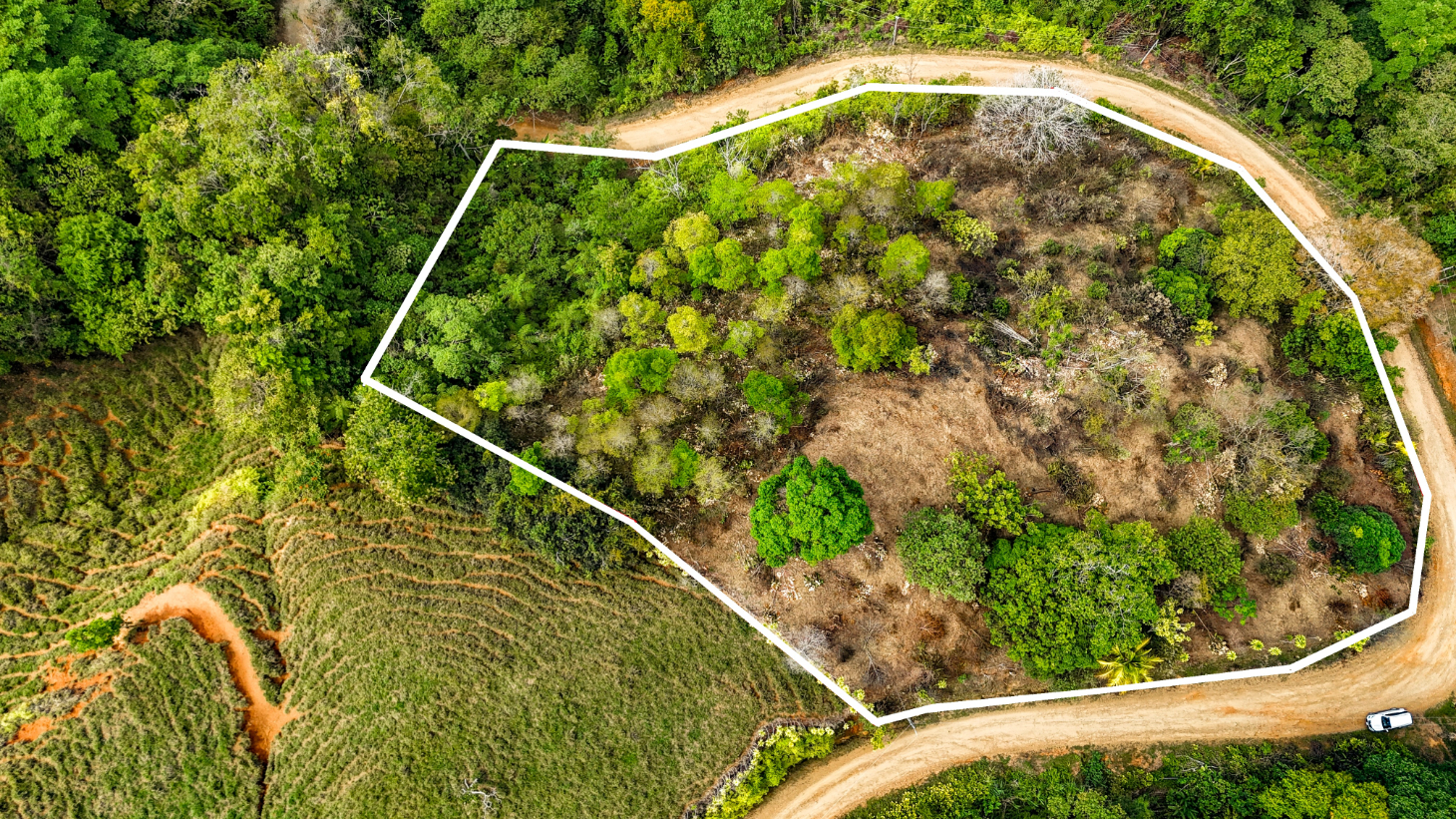 1.5 Acre Ocean & Mountain View Lot Near Uvita | Legal Water & Privacy selected