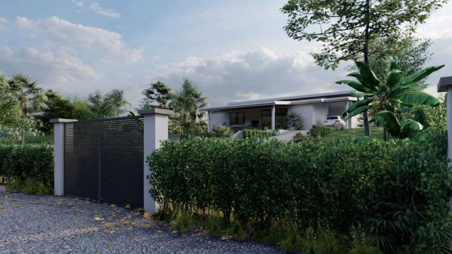 Unfinished Modern 3-Bedroom Villa Project in Ojochal, Phase 11 selected