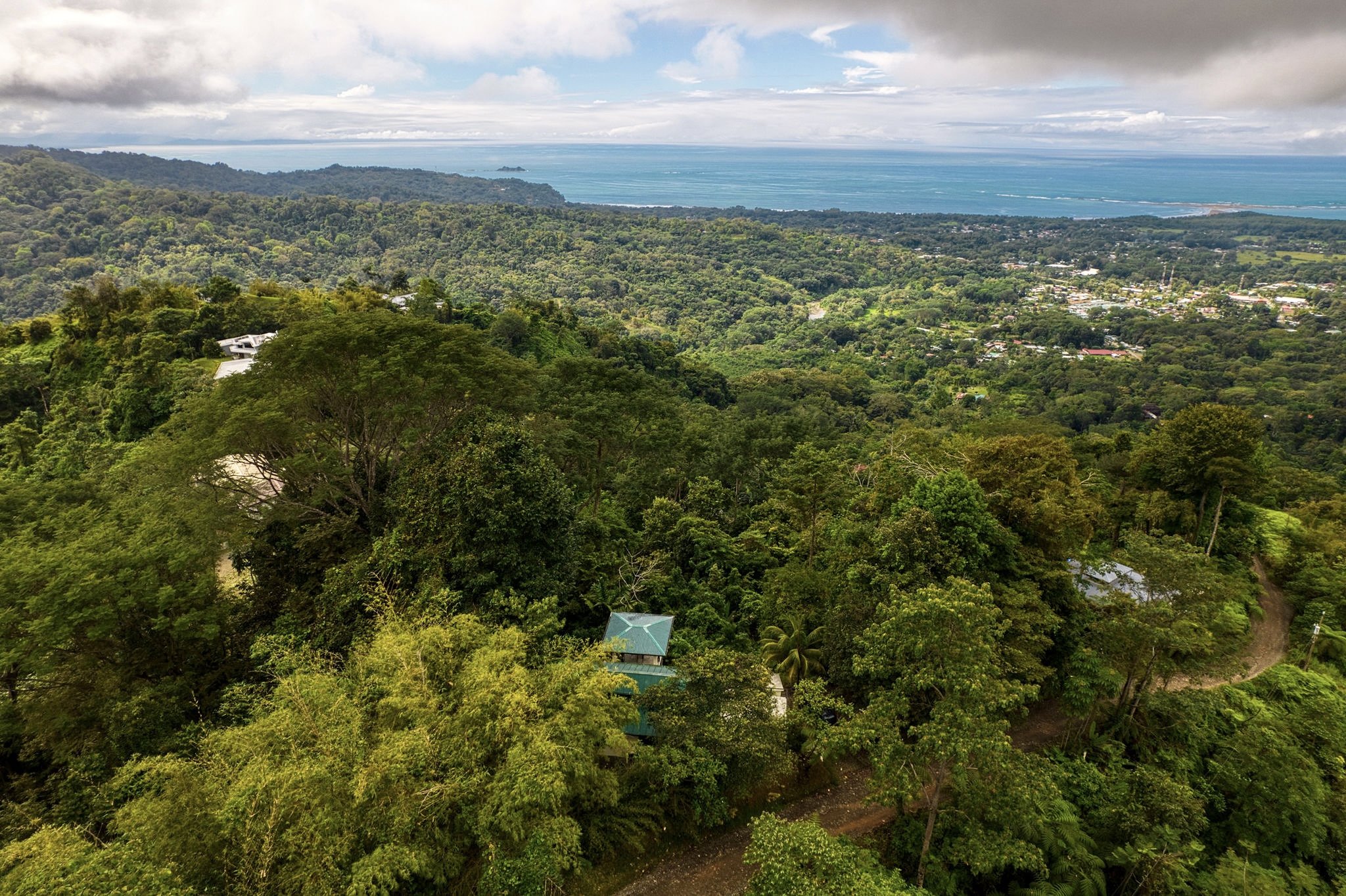 Wondrous Whale’s Tail Ocean View Home Above Uvita selected