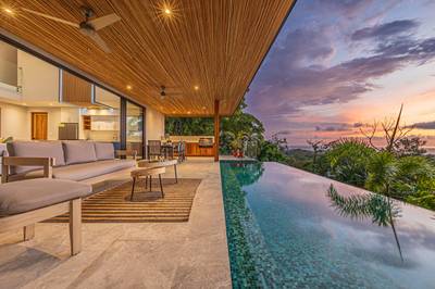 Brand-New Contemporary Villa with Ocean & Sunset Views image 1