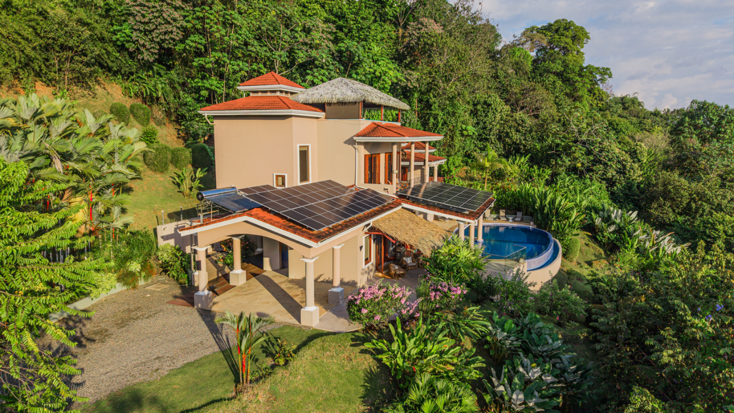 Ocean View Luxury Estate with An Incredible Location in Dominical selected