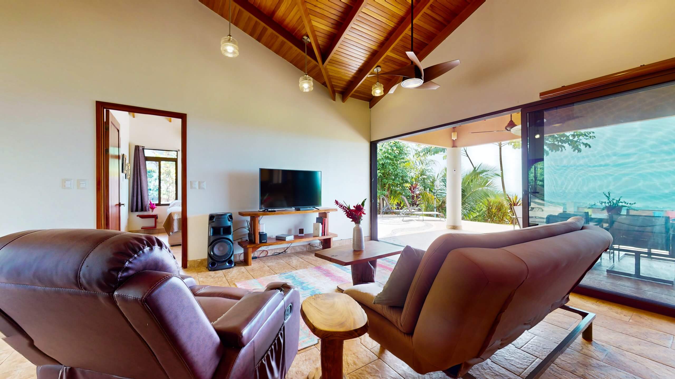 Ocean View home with Stunning Architectural Features in Tranquil Ojochal Hills selected