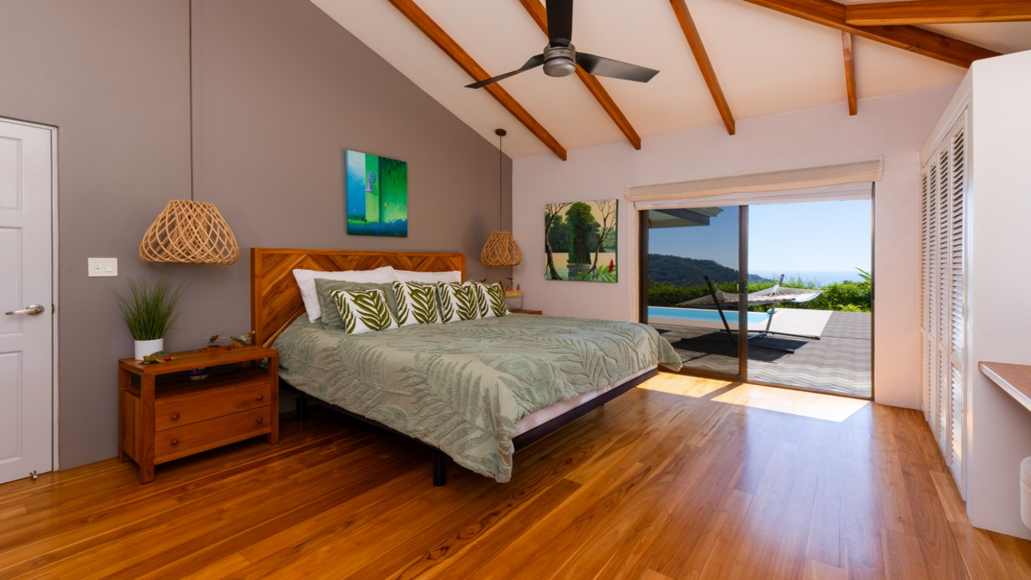 5.67 ACRES – 3 Bedroom Stunning Luxury Home Featuring Sweeping Valley & Ocean Views, Natural Wood Finishes & Sophisticated Design! selected