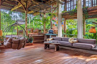 Artistic 3-Bedroom Home with Studio, Ocean Views, Pool & Guest House image 3