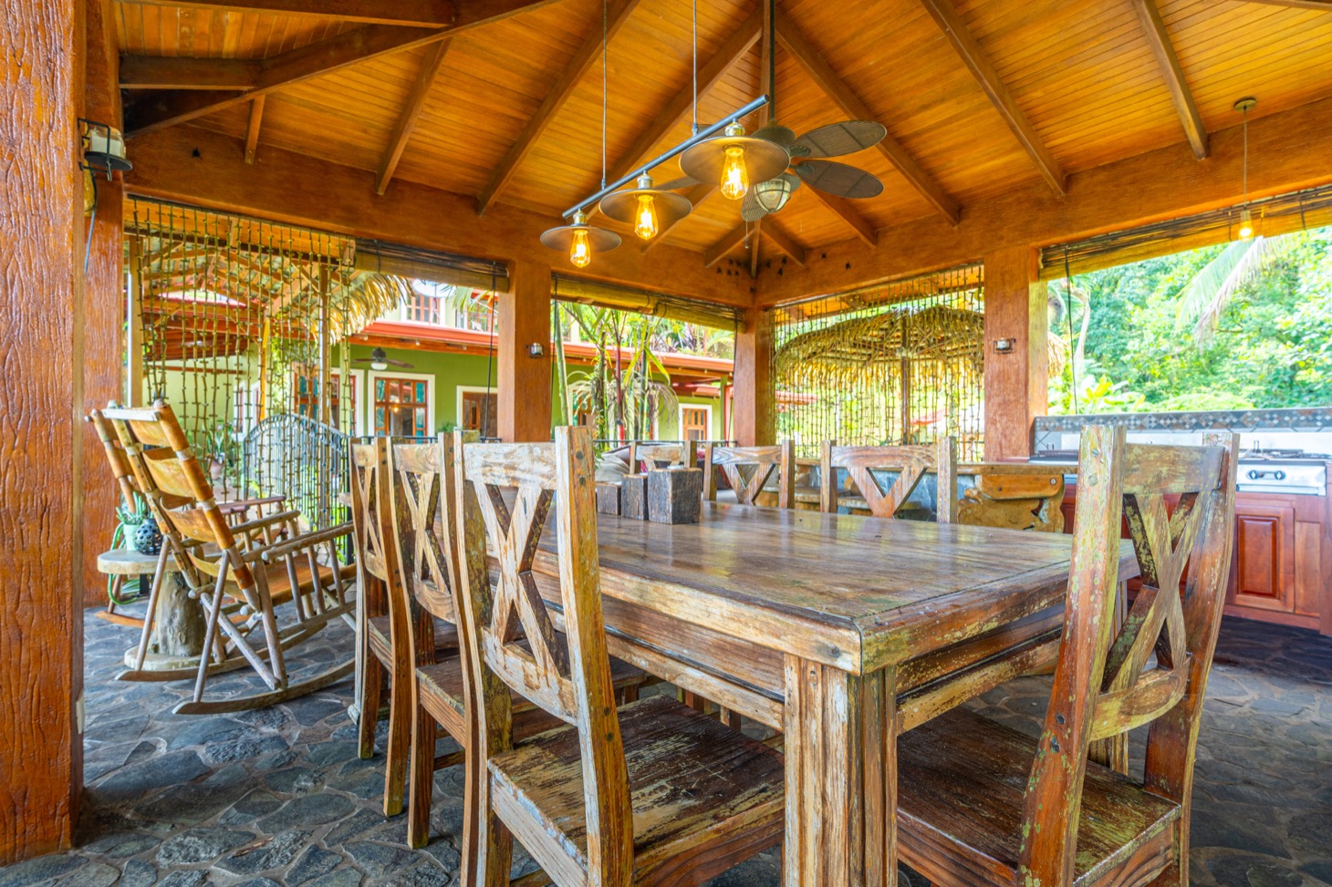 Private Colonial Estate with Riverfront & Ocean Views in Ojochal selected