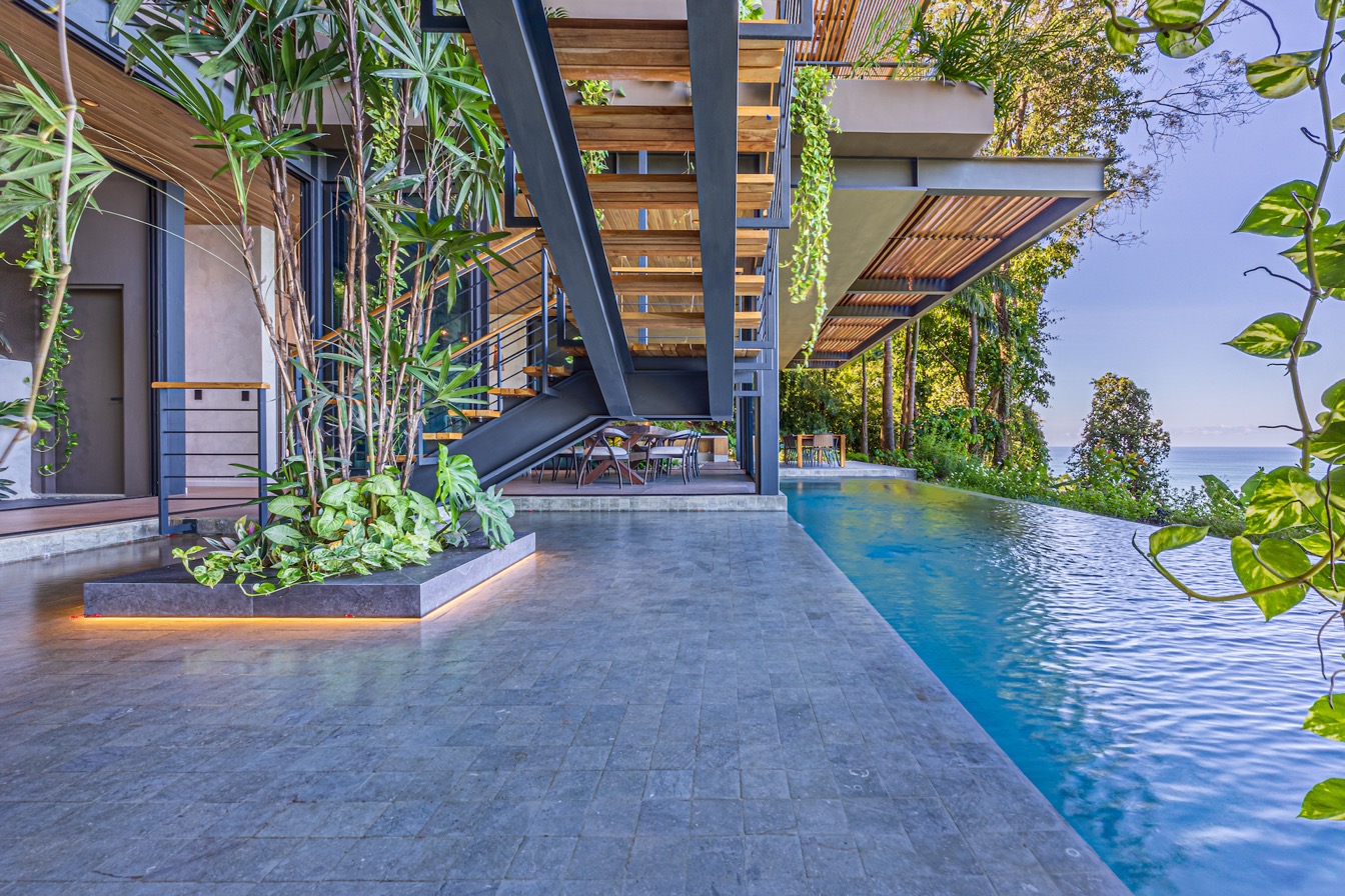 Architectural Masterpiece Overlooking the Waves of Dominical selected