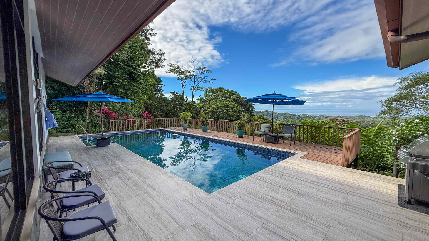 Panoramic Ocean View 4-Bedroom Home with Big Pool in Ojochal Costa Rica selected